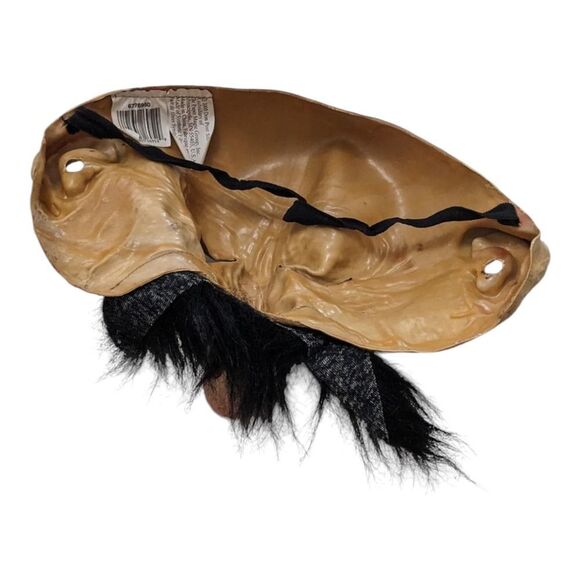 Vintage Don Post Rubber Halloween Mask 1999 2000 Studios Mustache Man Nose Bald - Picture 3 of 7